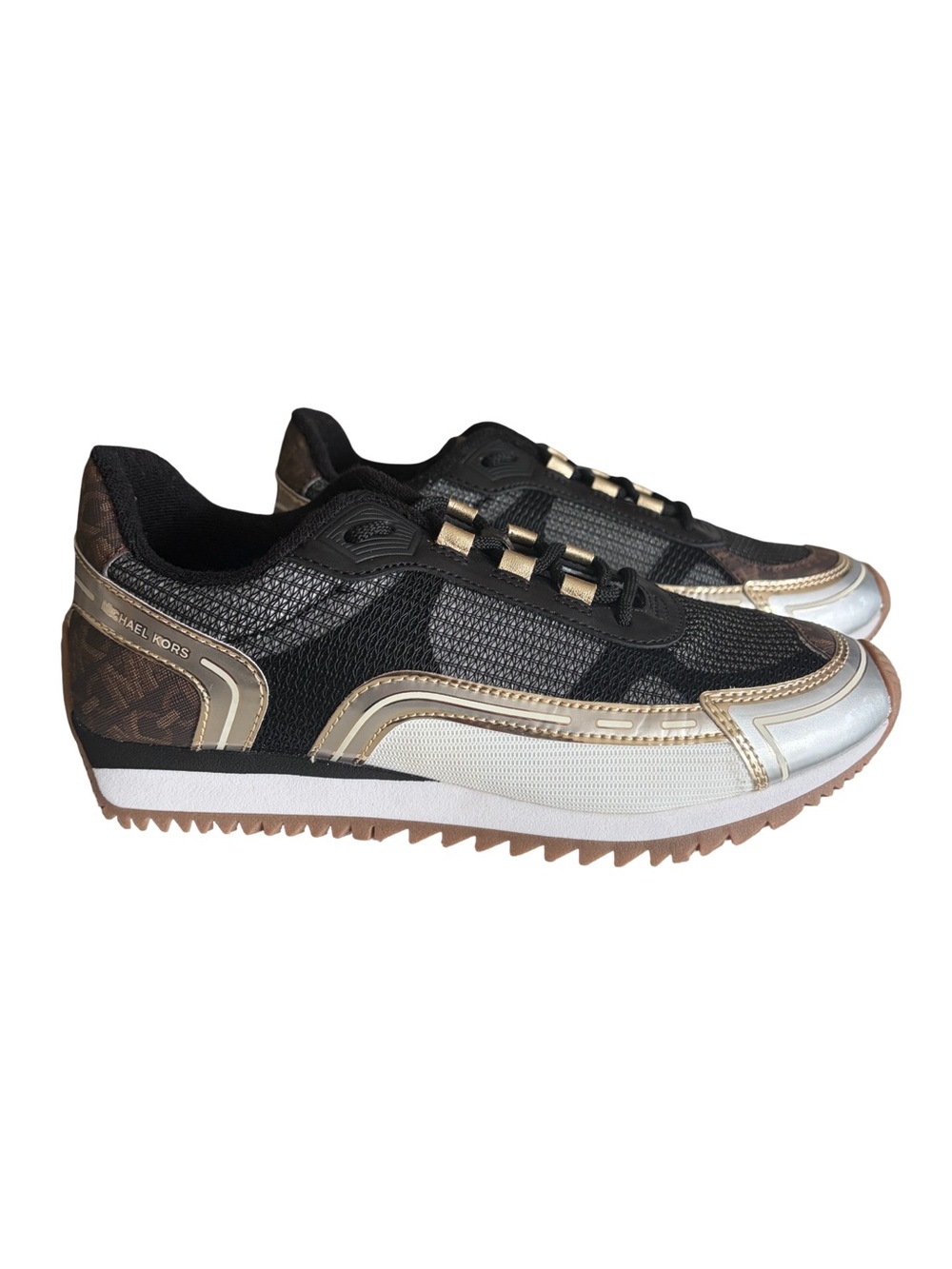 Michael Kors Byrdie Trainer Running Sneaker Mixed Media Size 8 NWOT